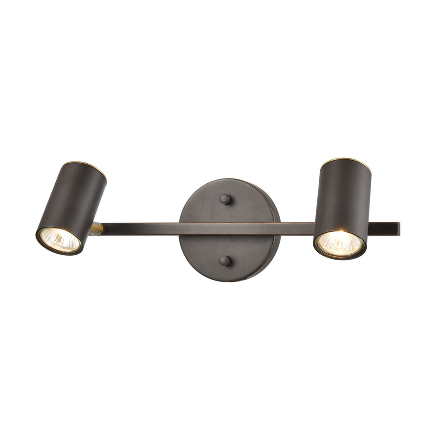 Kempton 16 Wide 2-Light Vanity Light - Matte Black Image 1