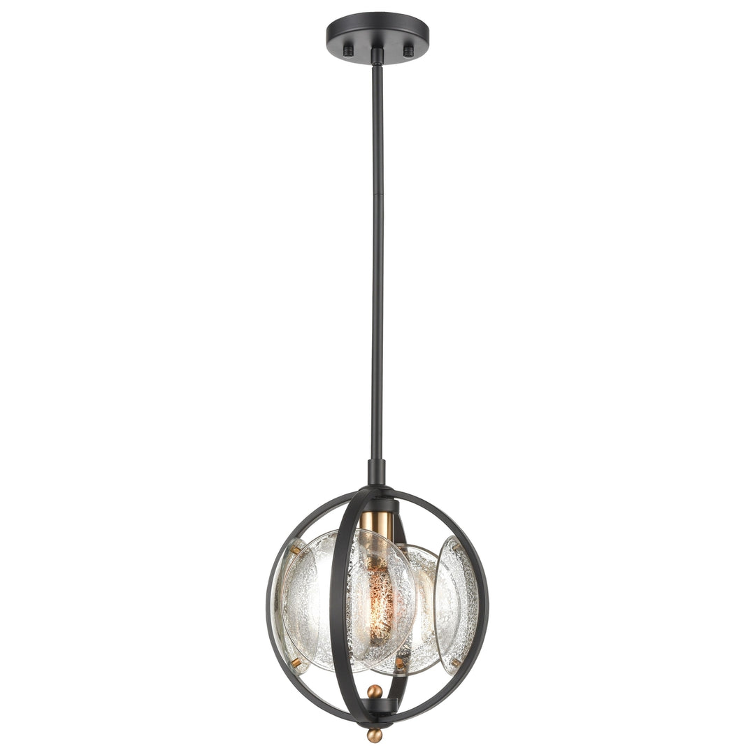 Oriah 10 Wide 1-Light Mini Pendant - Matte Black Image 1