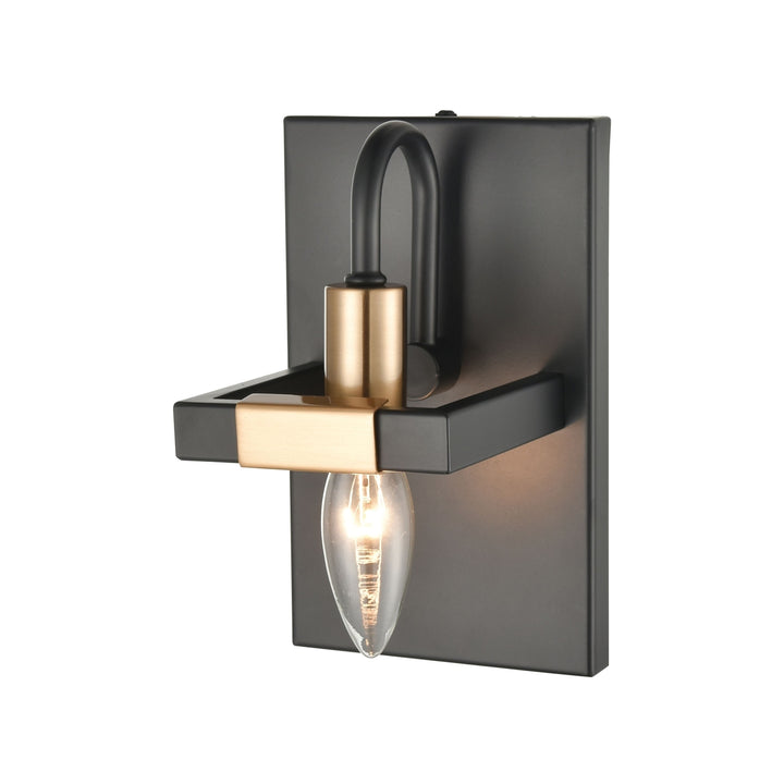 Heathrow 8 High 1-Light Sconce - Matte Black Image 3