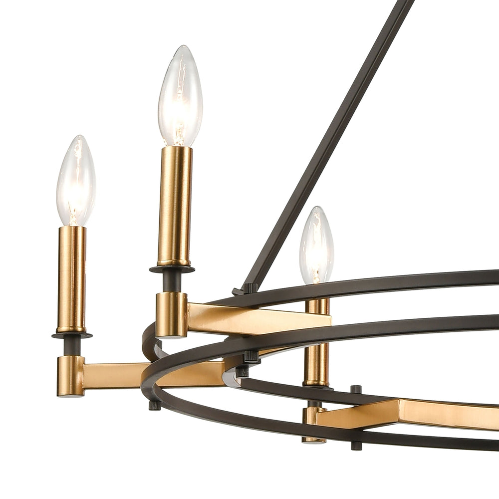 Talia 38 Wide 8-Light Chandelier - Oil Rubbed Bronze Image 2