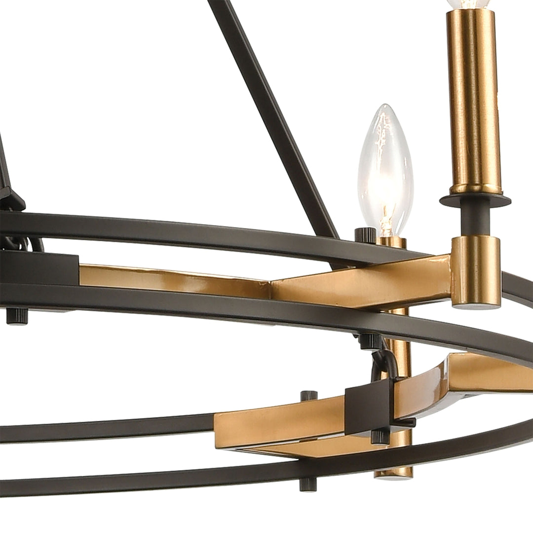 Talia 38 Wide 8-Light Chandelier - Oil Rubbed Bronze Image 3