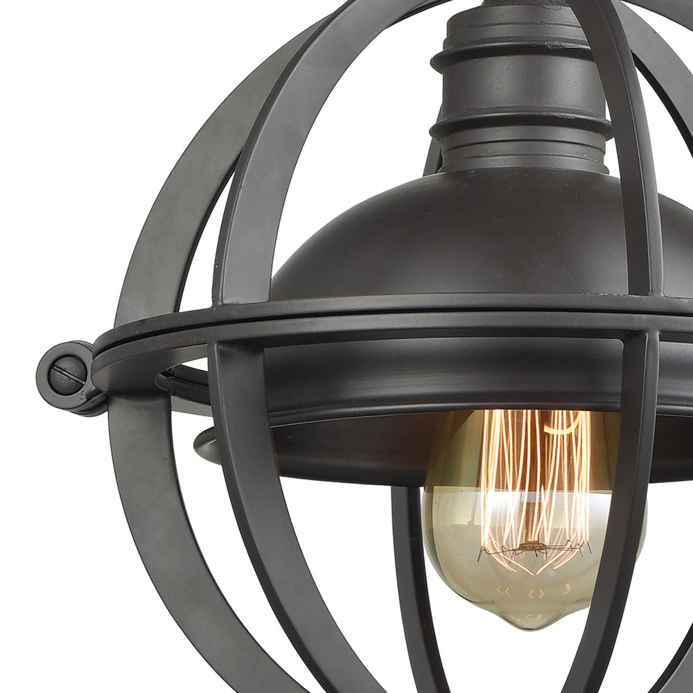 Aubridge 10 Wide 1-Light Mini Pendant - Oil Rubbed Bronze Image 2