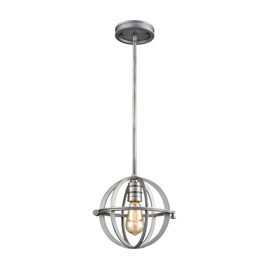 Aubridge 10 Wide 1-Light Mini Pendant - Weathered Zinc [16171/1] Image 1