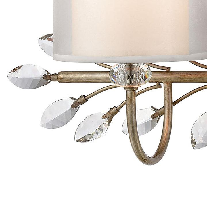 Asbury 24 Wide 2-Light Vanity Light - Aged Silver Image 3