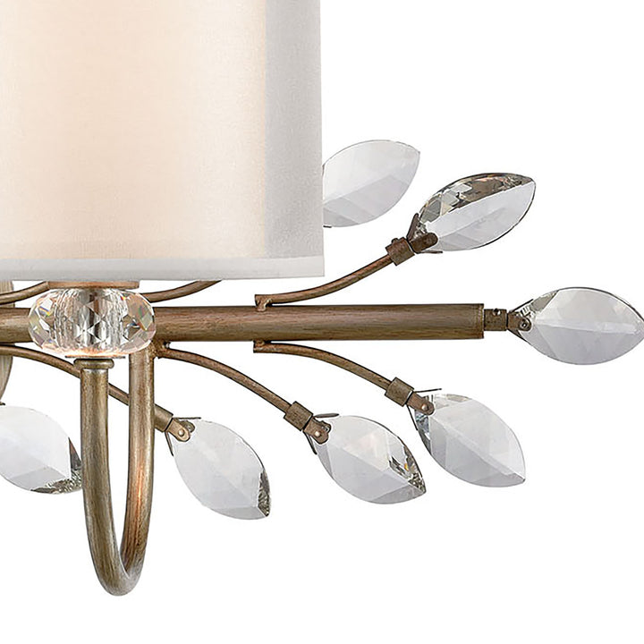 Asbury 24 Wide 2-Light Vanity Light - Aged Silver Image 5