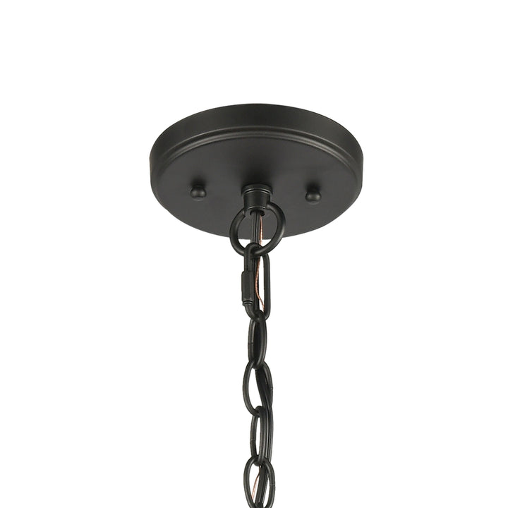 Woodbridge 32 Wide 12-Light Chandelier - Matte Black Image 4