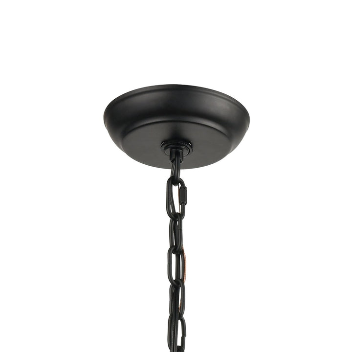 Bridgette 14 Wide 4-Light Pendant - Matte Black Image 4