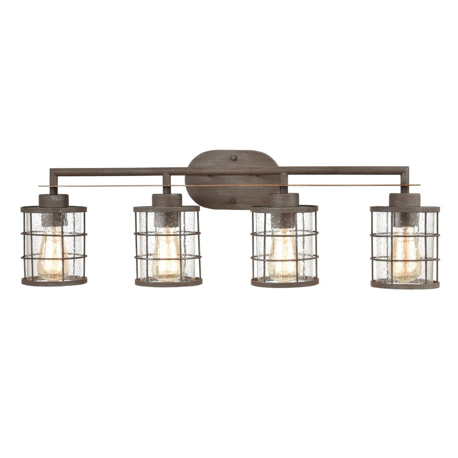 Gilbert 33 Wide 4-Light Vanity Light - Rusted Coffee Image 1