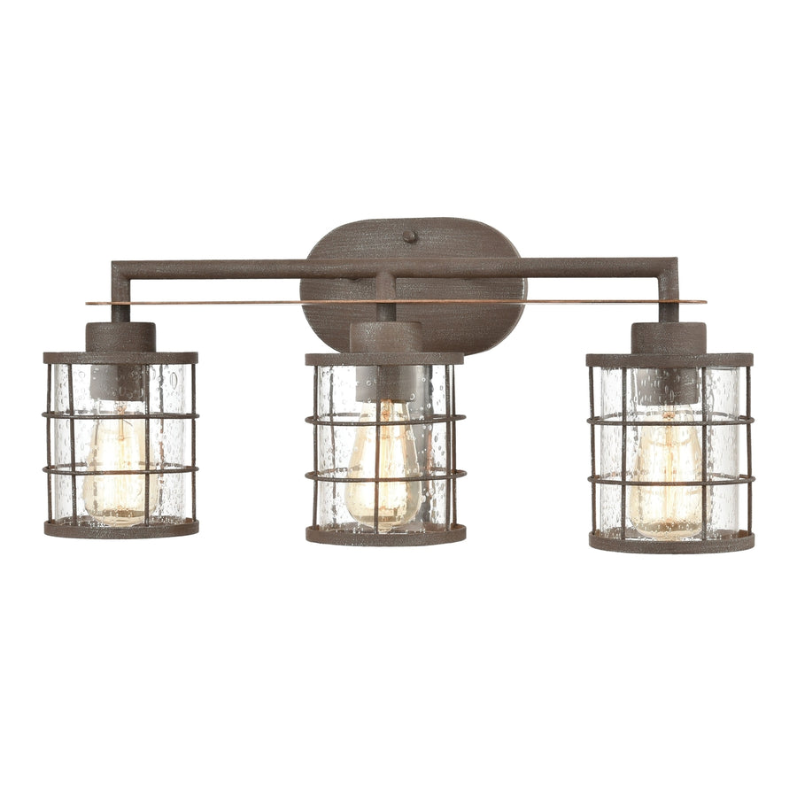 Gilbert 24 Wide 3-Light Vanity Light - Rusted Coffee Image 1