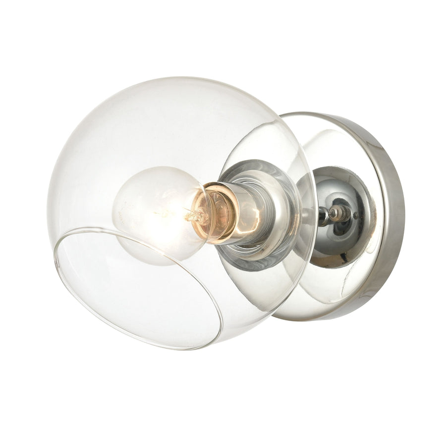 Claro 7 High 1-Light Sconce - Polished Chrome Image 1