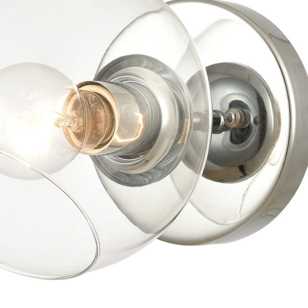 Claro 7 High 1-Light Sconce - Polished Chrome Image 2