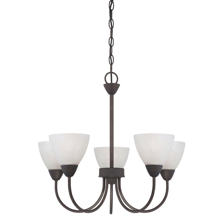 Tia 22.5 Wide 9-Light Chandelier - Painted Bronze Image 1