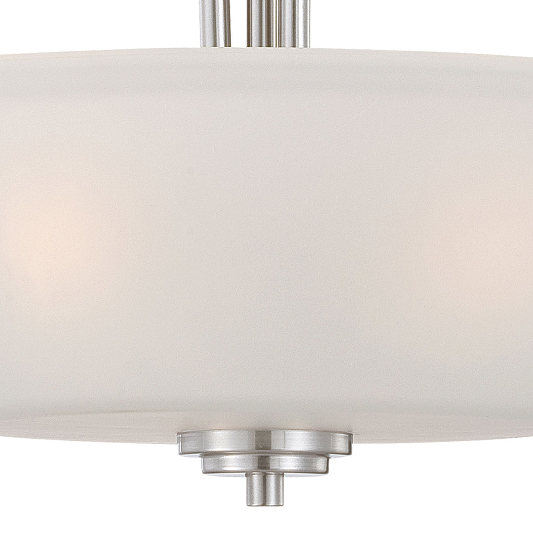 Pittman 18 Wide 3-Light Pendant - Brushed Nickel Image 2