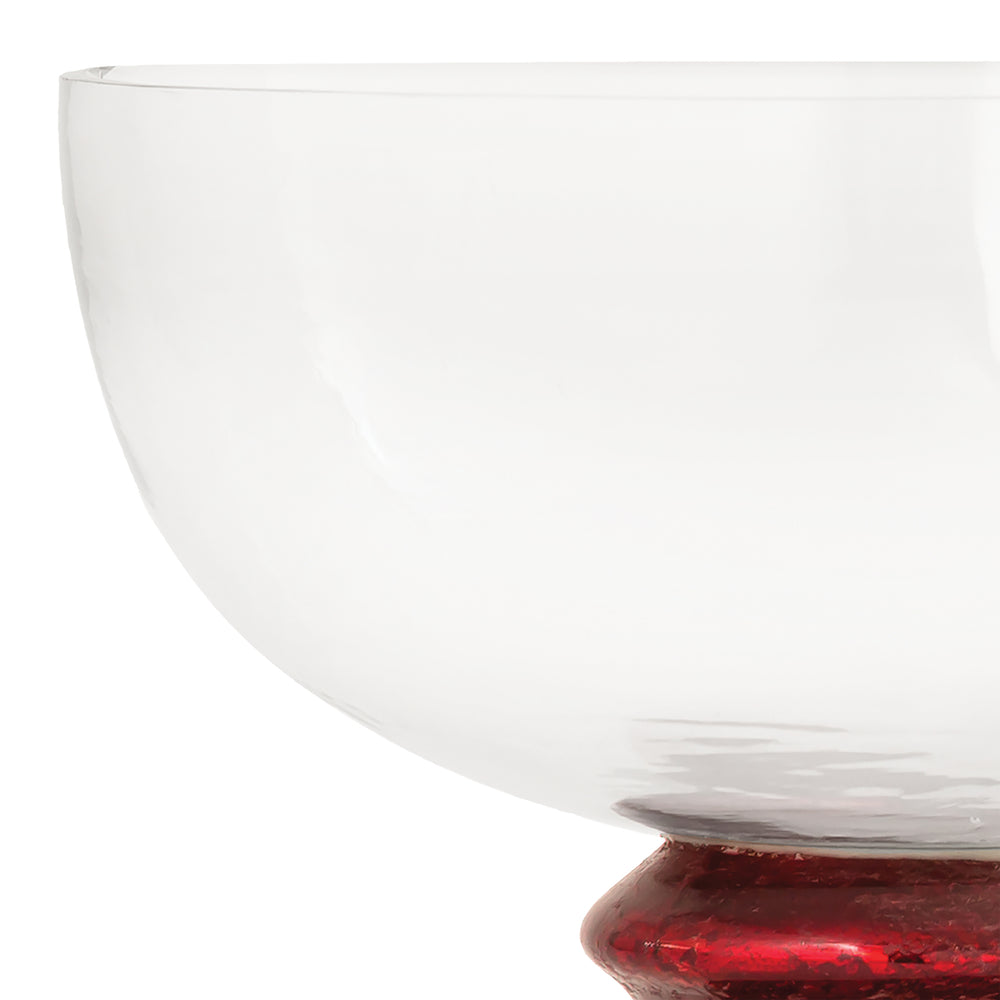 Melrose Bowl - Large Antique Red Artifact and Clear Image 2