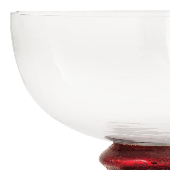 Melrose Bowl - Large Antique Red Artifact and Clear Image 2