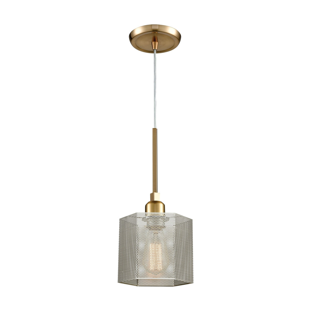 Compartir 6 Wide 1-Light Mini Pendant - Polished Nickel Image 1