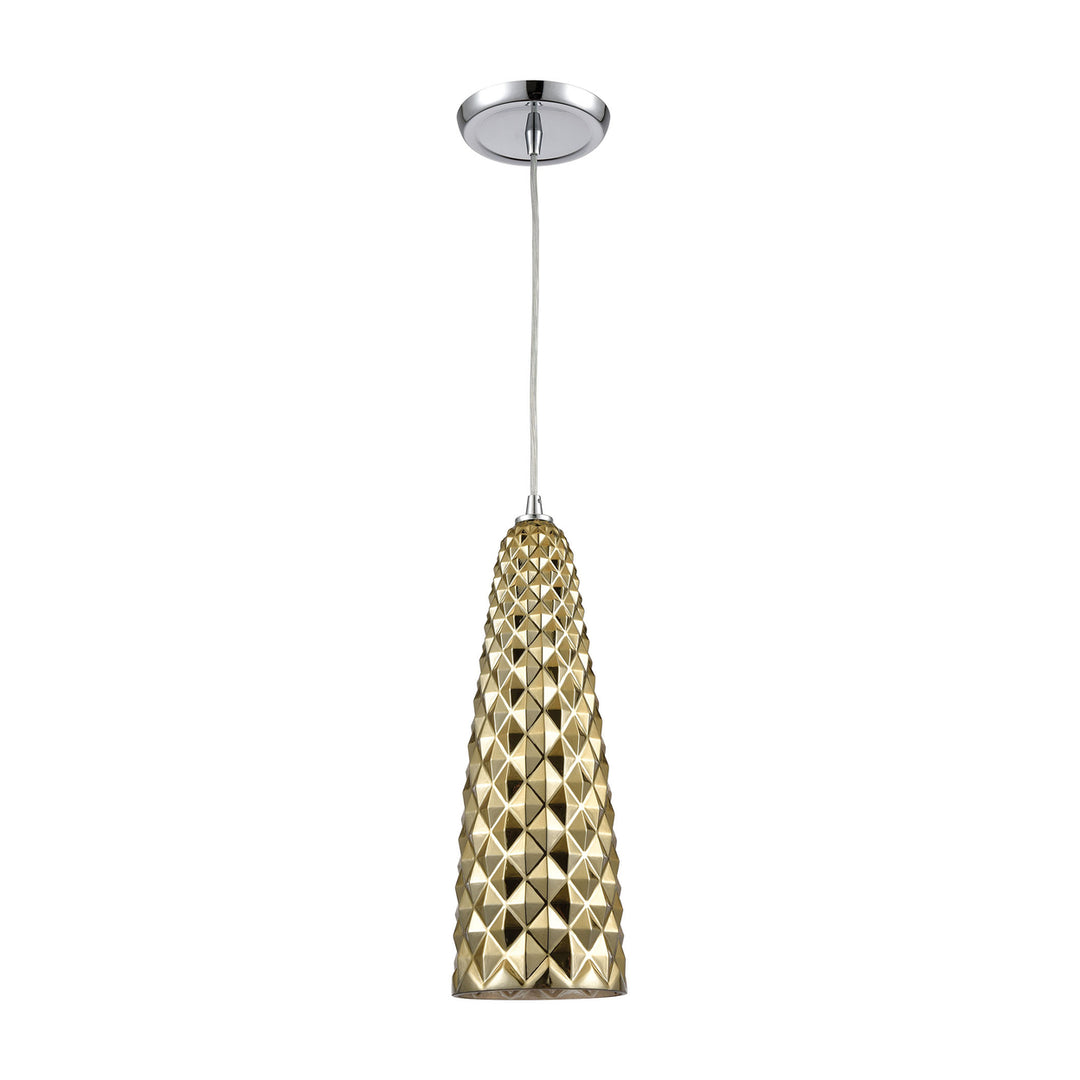 Glitzy 5 Wide 1-Light Mini Pendant - Polished Chrome Image 2