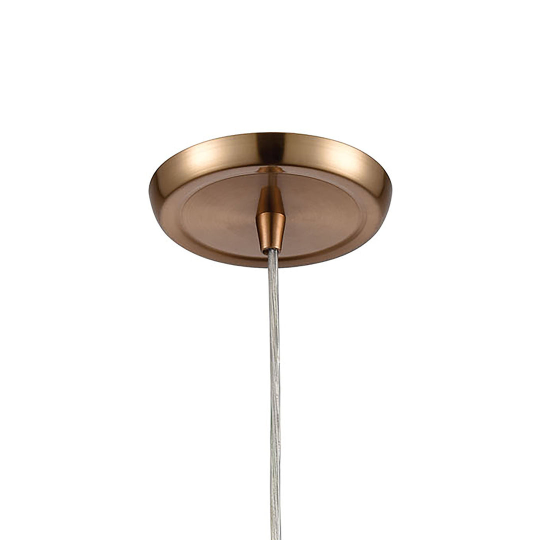 Matilda 8 Wide 1-Light Mini Pendant - Satin Brass Image 4