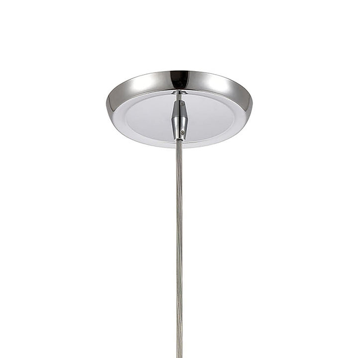 Glitzy 5 Wide 1-Light Mini Pendant - Polished Chrome Image 4