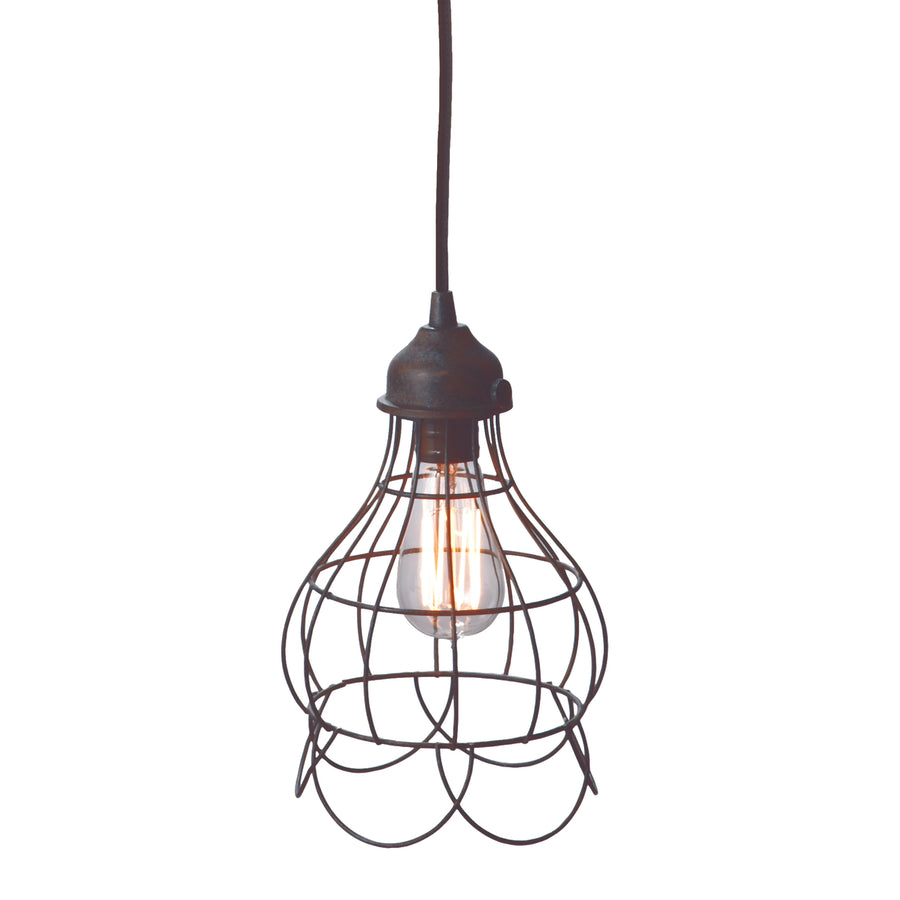 Wire 6 Wide 1-Light Mini Pendant - Oil Rubbed Bronze Image 1