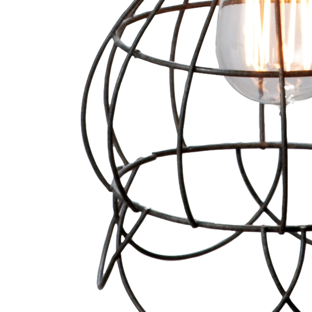 Wire 6 Wide 1-Light Mini Pendant - Oil Rubbed Bronze Image 2