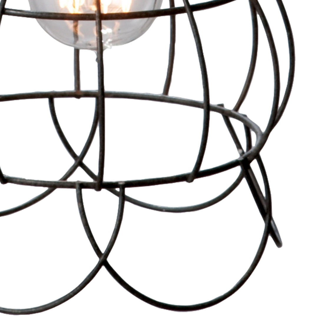 Wire 6 Wide 1-Light Mini Pendant - Oil Rubbed Bronze Image 3