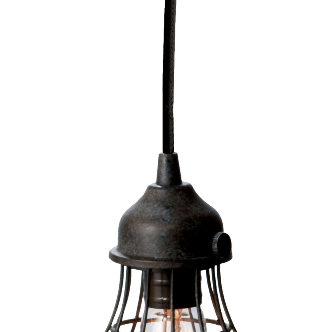 Wire 6 Wide 1-Light Mini Pendant - Oil Rubbed Bronze Image 4