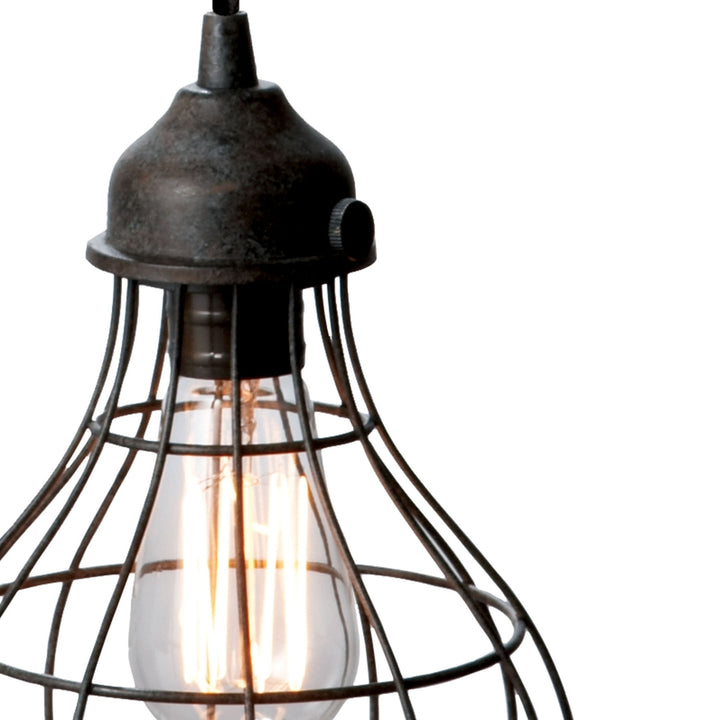 Wire 6 Wide 1-Light Mini Pendant - Oil Rubbed Bronze Image 5