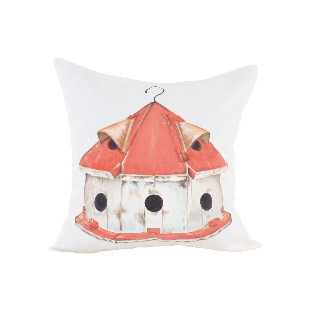 Birdhouse Pillow Image 1