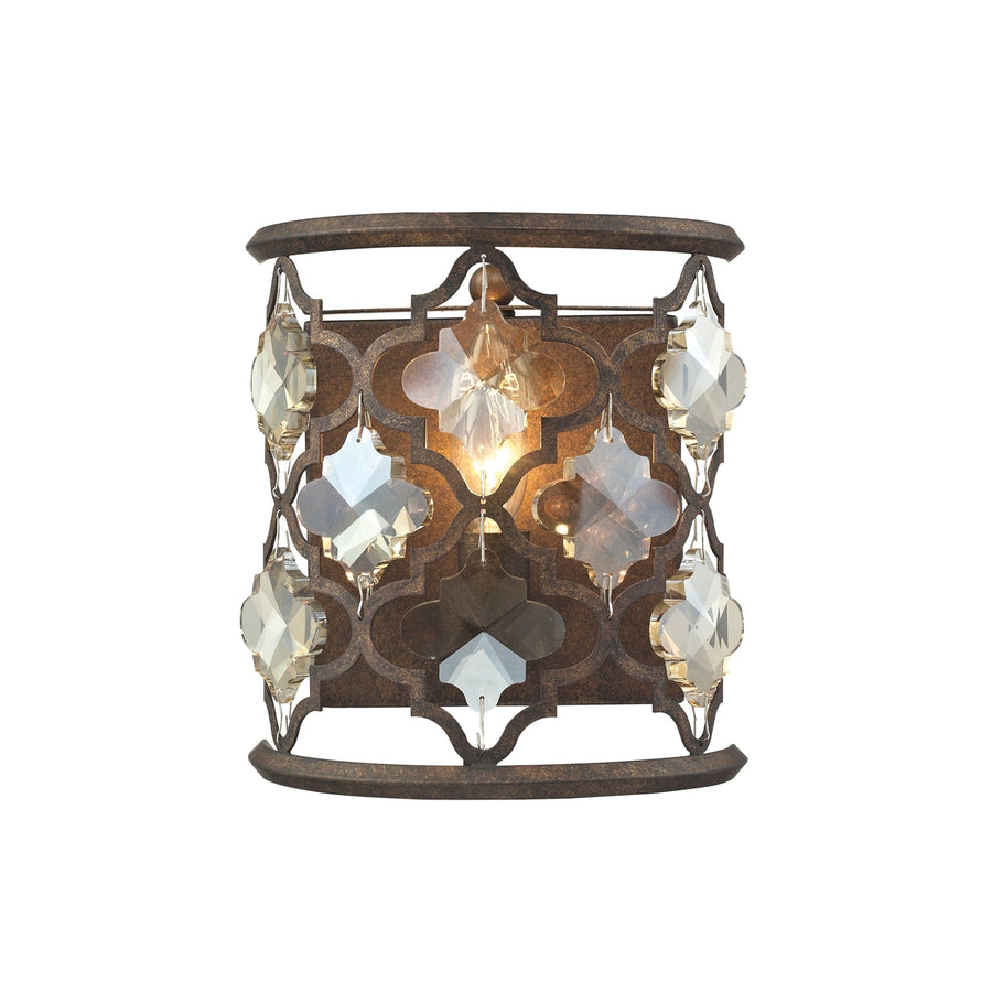 Armand 9 High 1-Light Sconce - Weathered Bronze Image 1