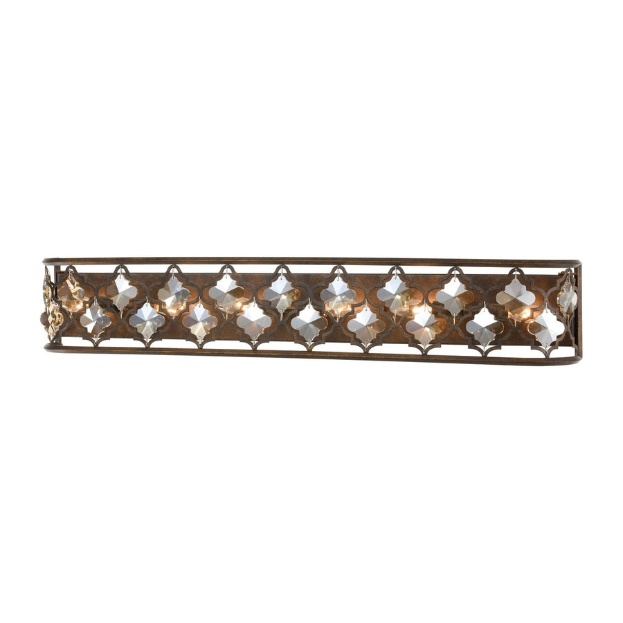 Armand 39 Wide 6-Light Vanity Light - Weathered Bronze Image 1