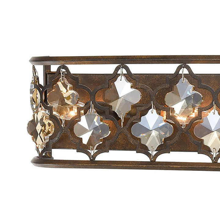 Armand 39 Wide 6-Light Vanity Light - Weathered Bronze Image 3