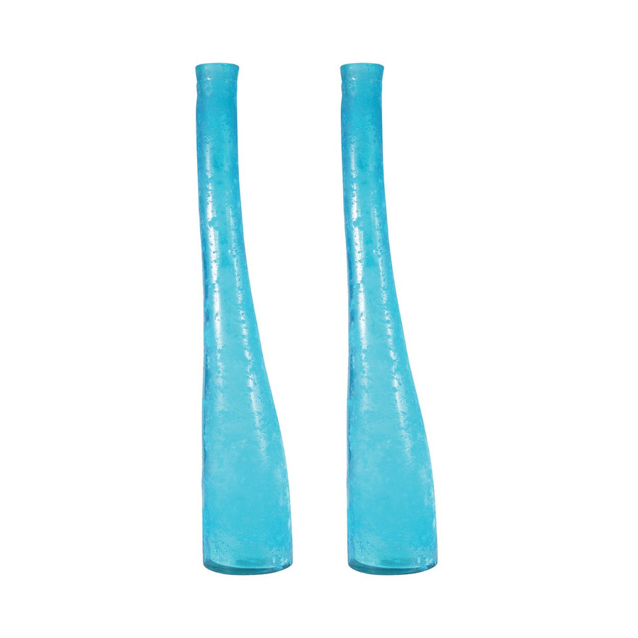 Voile 23-inch Bottles (Set of 2) - Textured Aroma Blue Image 1