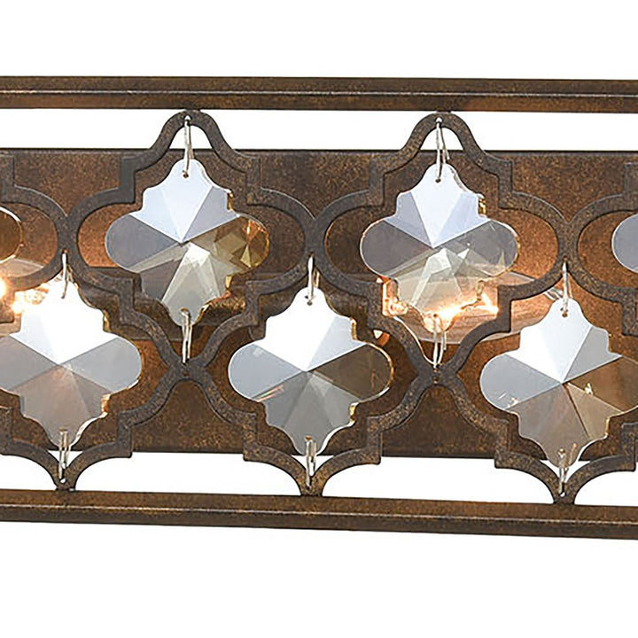 Armand 39 Wide 6-Light Vanity Light - Weathered Bronze Image 4