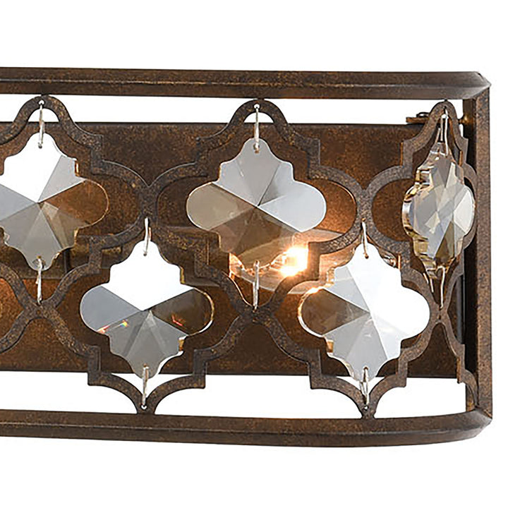 Armand 39 Wide 6-Light Vanity Light - Weathered Bronze Image 5