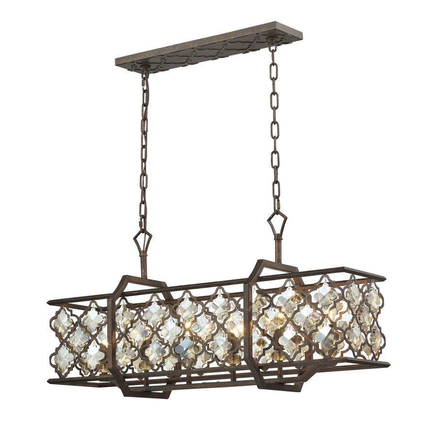 Armand 35 Wide 6-Light Linear Chandelier Image 1