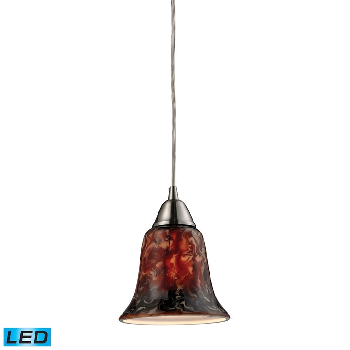 Confections 1-Light Pendant in Satin Nickel Image 1