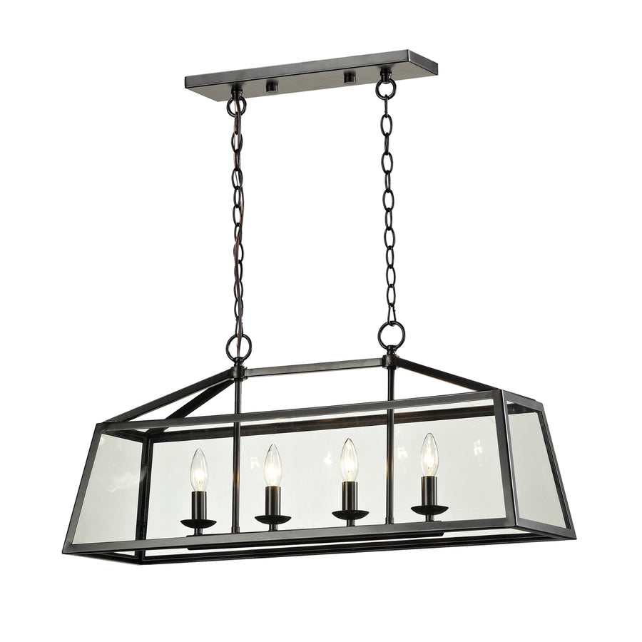 Alanna 10 Wide 4-Light Chandelier - Oil Rubbed Bronze Image 1