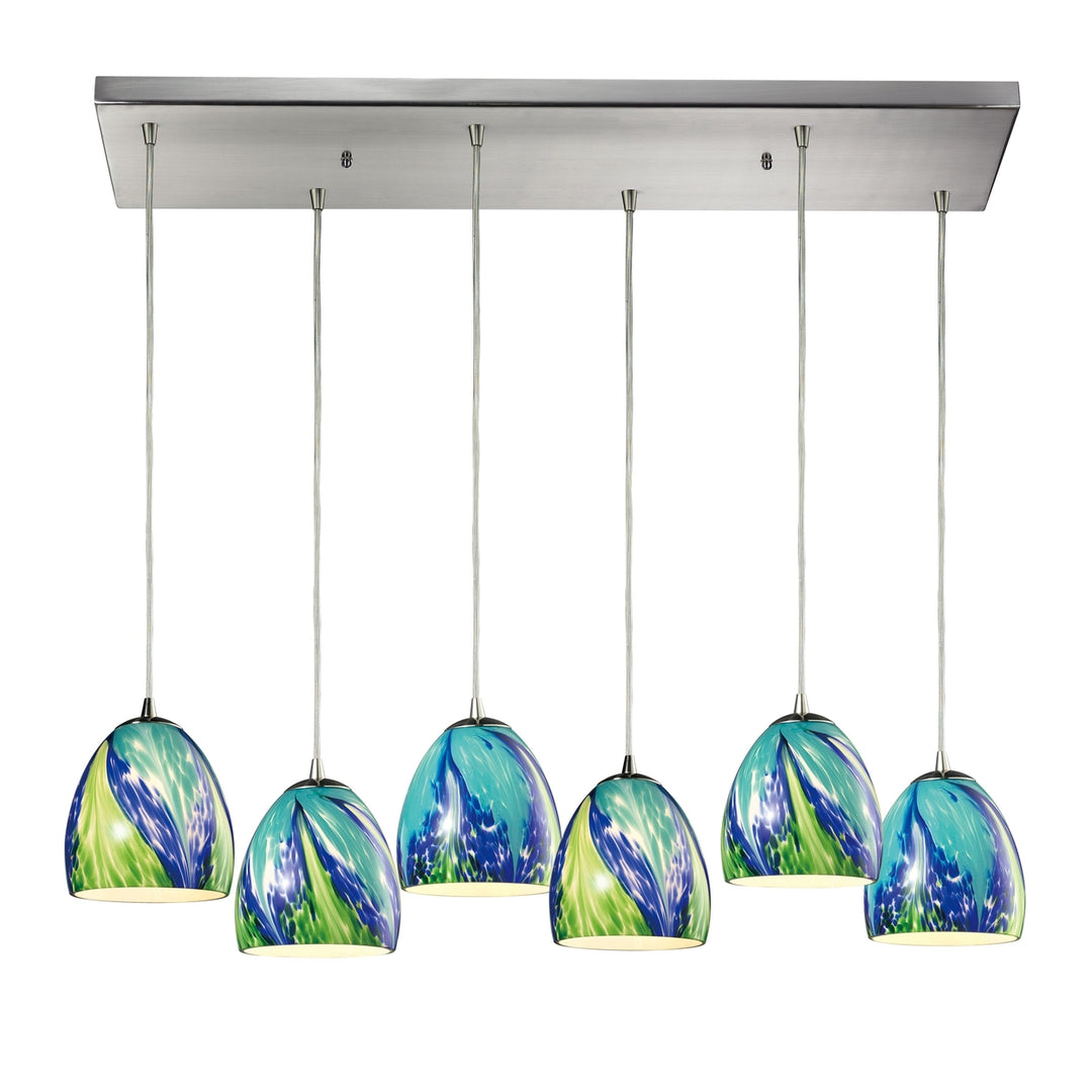 Colorwave 30 Wide 6-Light Pendant Image 1