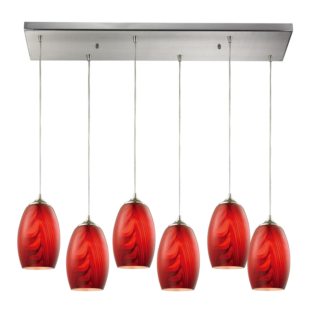 Tidewaters 30 Wide 6-Light Pendant [31610/1-ELK] Image 1