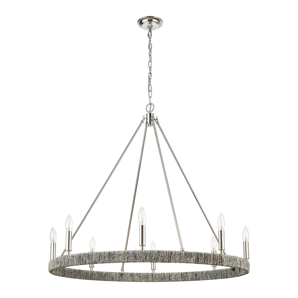 Abaca 36 Wide 8-Light Chandelier Image 2