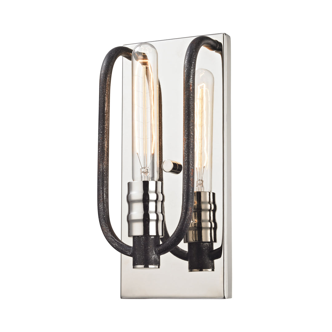 Continuum 12 High 1-Light Sconce - Polished Nickel Image 1