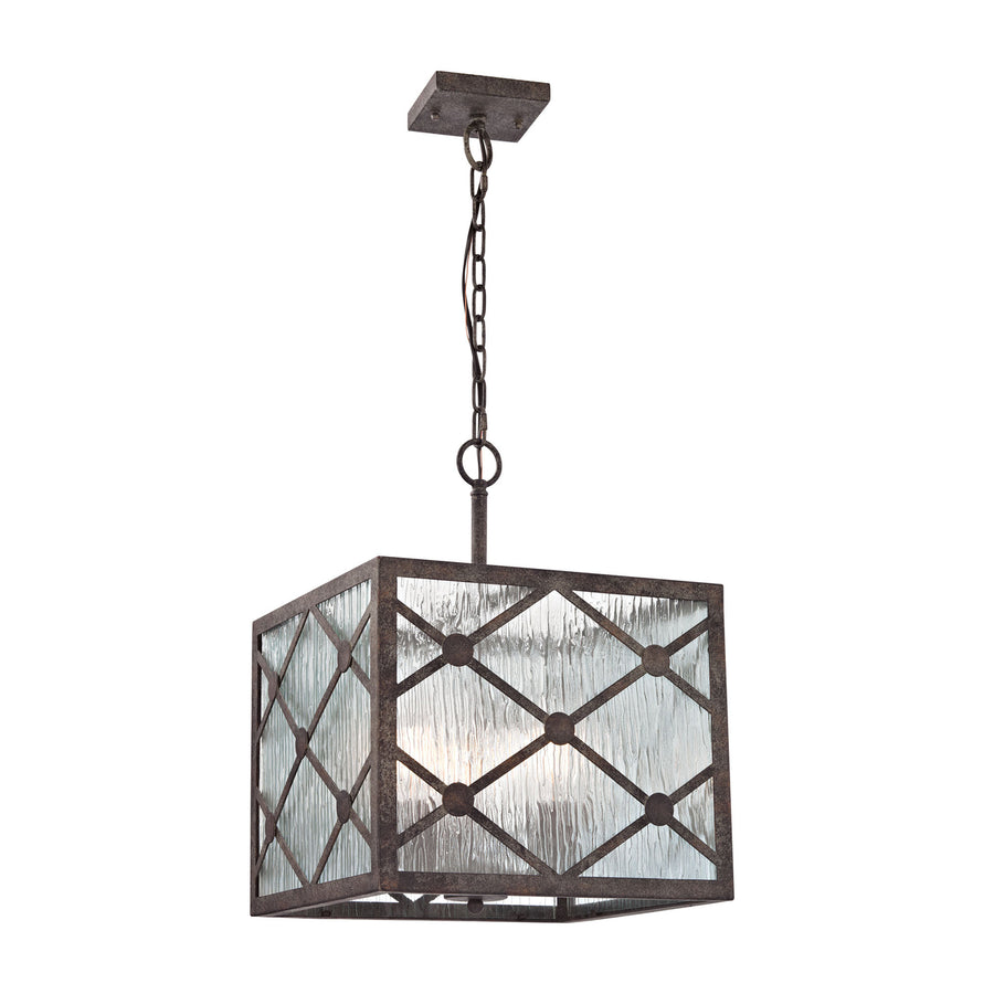 Radley 14 Wide 3-Light Pendant - Malted Rust Image 1