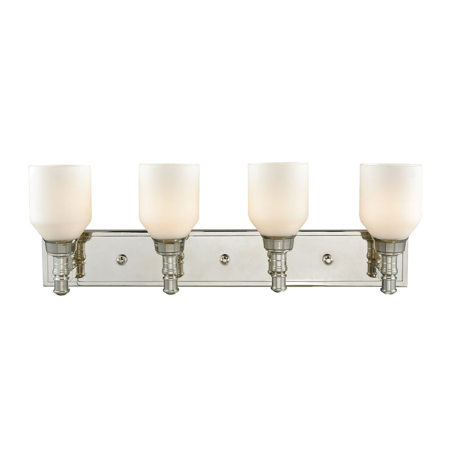 Baxter 28 Wide 4-Light Vanity Light - Polished Nickel Image 1