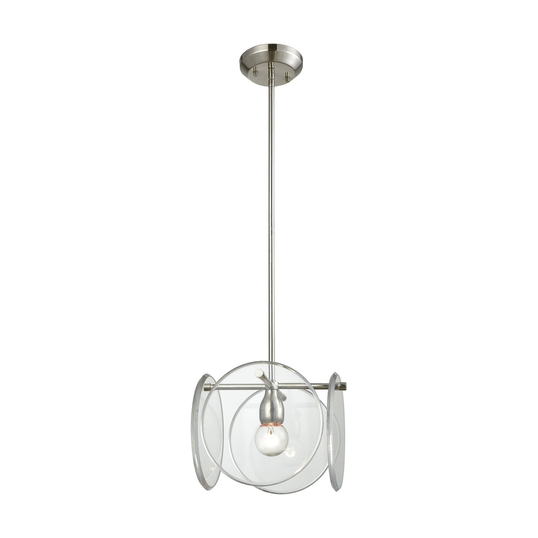 Disco 11 Wide 1-Light Mini Pendant - Polished Nickel Image 1