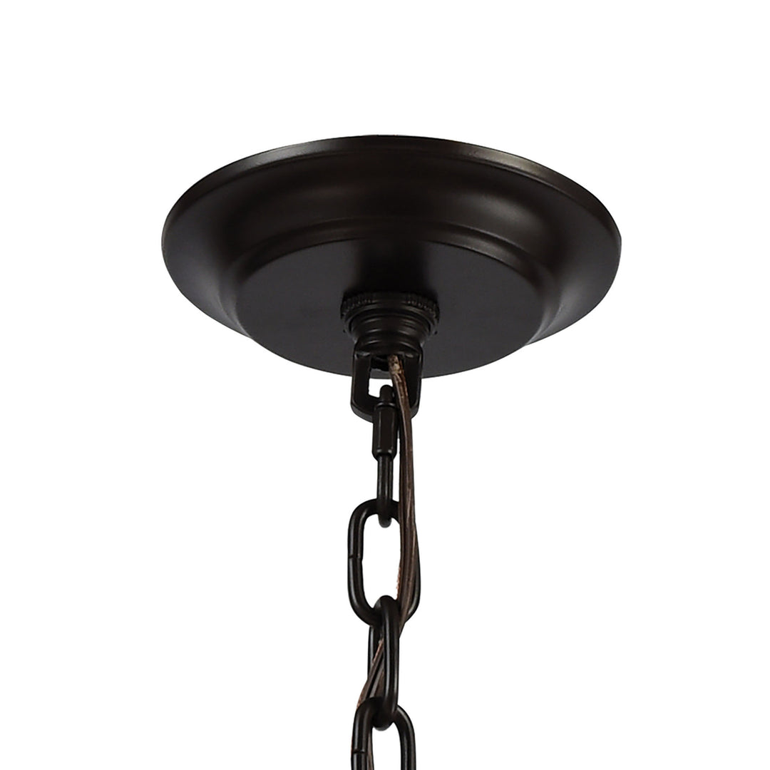 Palacial 28 Wide 9-Light Chandelier - Oil Rubbed Bronze Image 3