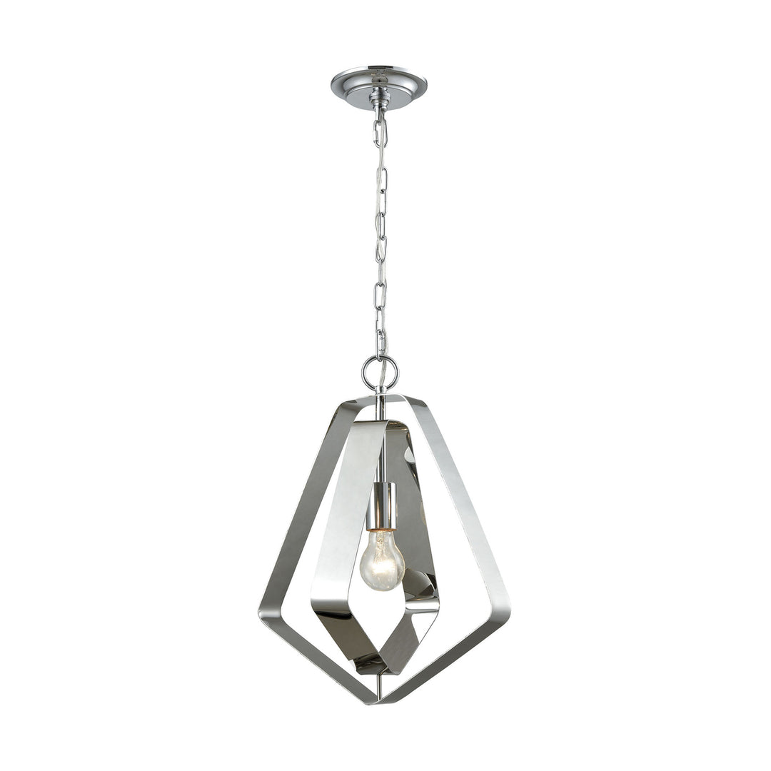 Anguluxe 14 Wide 1-Light Pendant - Polished Chrome Image 1