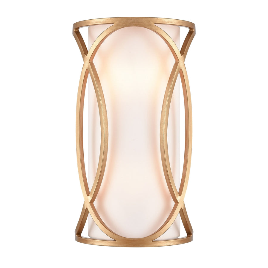 Ringlets 15 High 2-Light Sconce - Matte Gold Image 1