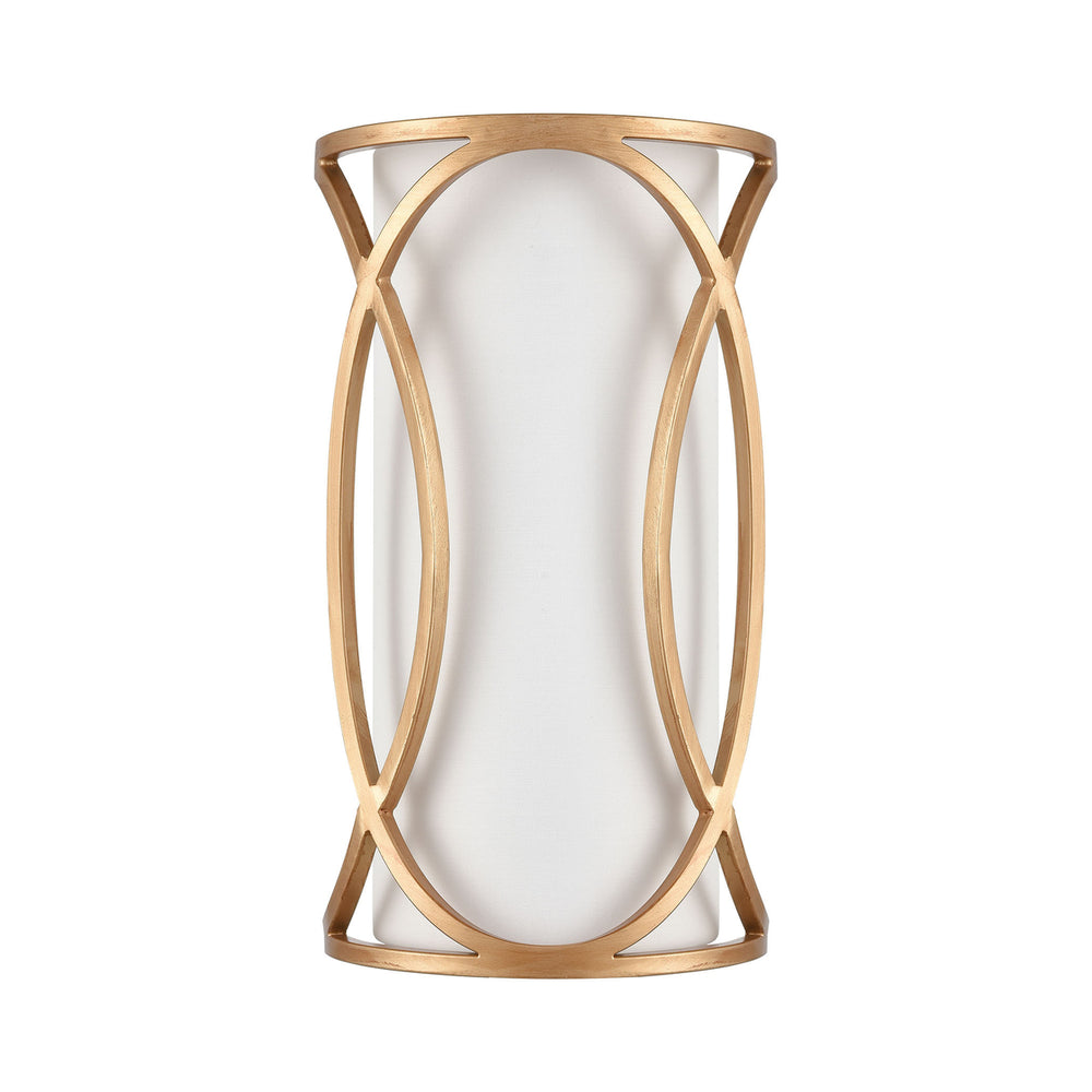 Ringlets 15 High 2-Light Sconce - Matte Gold Image 2