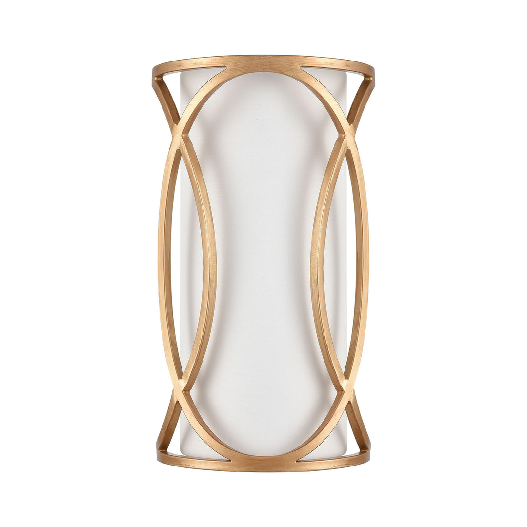 Ringlets 15 High 2-Light Sconce - Matte Gold Image 2